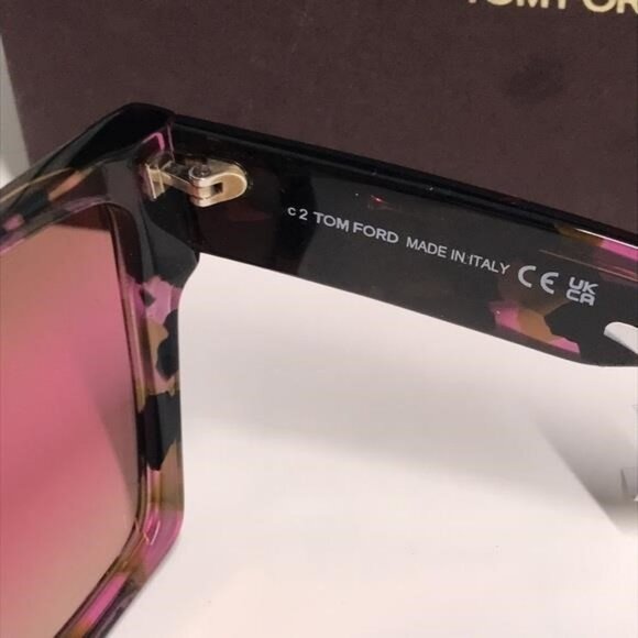 NEW Authentic Ford Women\'s Pink Sunglasses TF942 56F